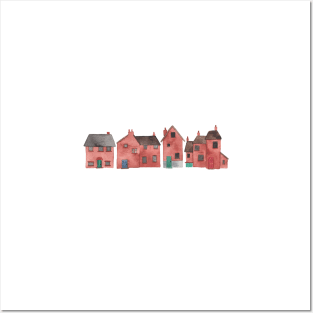 Red Houses Posters and Art